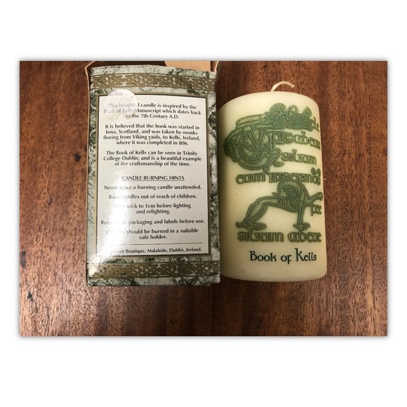 Book of Kelly’s,candle, Trinity College Dublin, Ireland, 5.5” tall, new in box.: - Picture 2 of 8